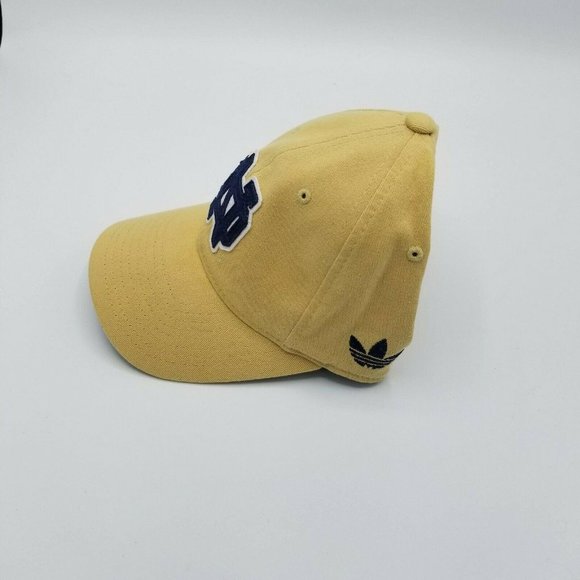 Notre Dame Adidas Yellow Hat L/XL NCAA Football - Picture 6 of 8